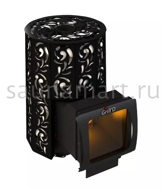 Печь дровяная Grill`D Violet Long Window Max Печь дровяная Grill`D Violet Long Window Max