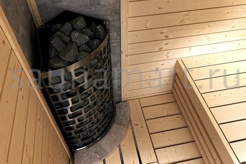 Печь электрическая Sawo ARIES ARI3-45NS-CNR-P угловая без пульта Печь электрическая Sawo ARIES ARI3-45NS-CNR-P угловая без пульта