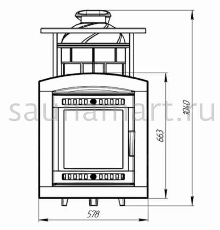Печь дровяная Атмосфера XL (Про) сетка нержавейка Печь дровяная Атмосфера XL (Про) сетка нержавейка