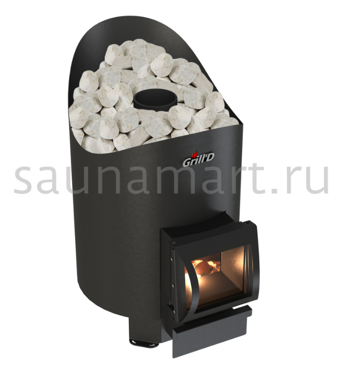 Печь дровяная Grill`D Aurora 180 Short стекло Печь дровяная Grill`D Aurora 180 Short стекло