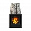 Печь дровяная Grill`D Cometa Vega 180 Long Window Max Stone Серпентинит